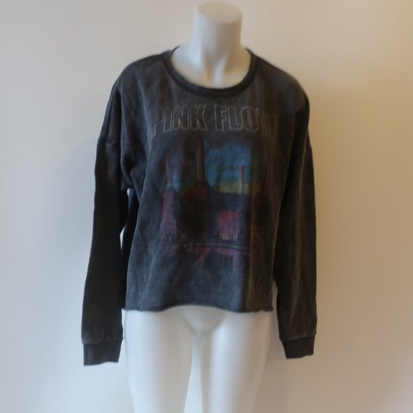 NWT Womens Rock by Junk Food Clothing Collection Gray Pink Floyd Sweatshirt XL * - Picture 4 of 13